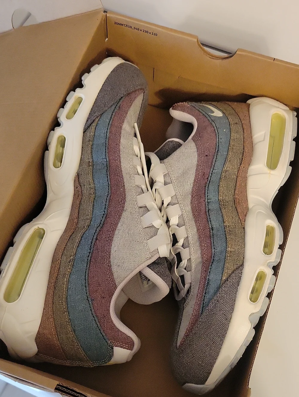 Mens Air Max 95 Recycled Canvas Size 12 Used W/box